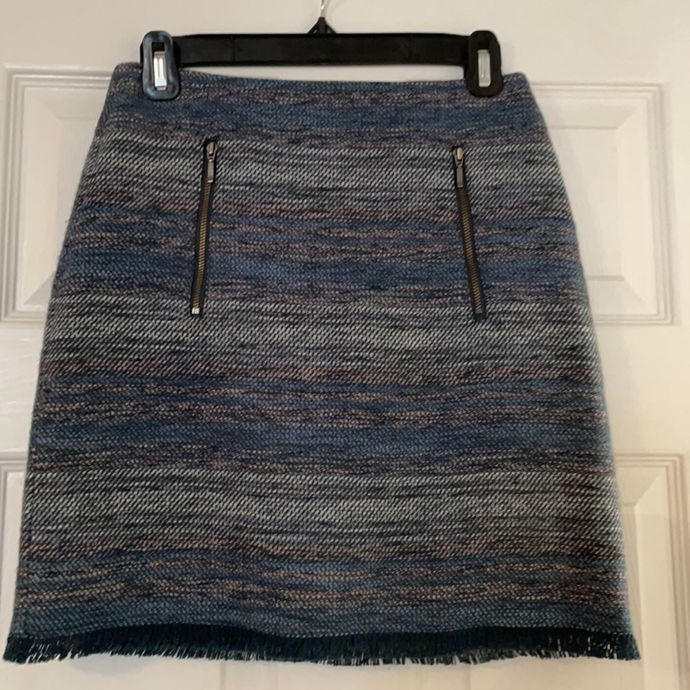 LOFT blue skirt